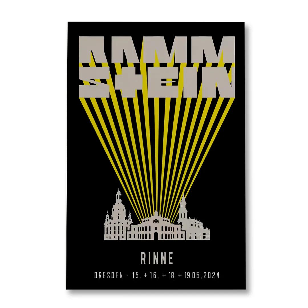 Rammstein Dresden 2024 May 15-16-18-19 Rinne Germany Event Poster Rammstein Dresden 2024 May 15-16-18-19 Rinne Germany Event Poster